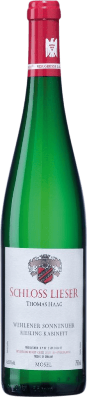 19,95 € Free Shipping | White Wine Schloss Lieser Wehlener Sonnenuhr Kabinett — Ripe Harvest Q.b.A. Mosel Mosel Germany Riesling Bottle 75 cl