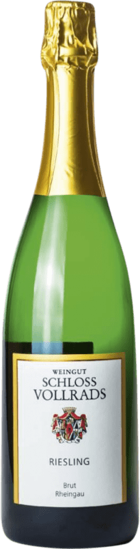 25,95 € Envío gratis | Espumoso blanco Schloss Vollrads Sekt Brut Q.b.A. Rheingau Rheingau Alemania Riesling Botella 75 cl