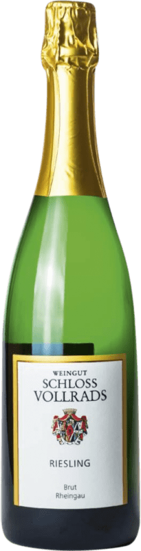 25,95 € 免费送货 | 白起泡酒 Schloss Vollrads Sekt 香槟 Q.b.A. Rheingau Rheingau 德国 Riesling 瓶子 75 cl