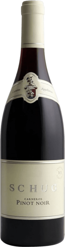 39,95 € Envio grátis | Vinho tinto Schug Carneros I.G. California California Estados Unidos Pinot Preto Garrafa 75 cl