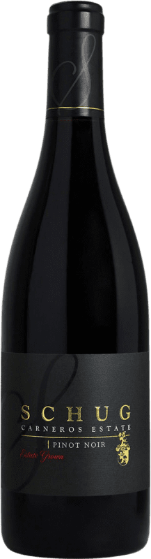 67,95 € Kostenloser Versand | Rotwein Schug Carneros Estate Grown I.G. California Kalifornien Vereinigte Staaten Spätburgunder Flasche 75 cl