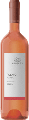 10,95 € 免费送货 | 玫瑰酒 Sella e Mosca Rosato D.O.C. Alghero 意大利 Sangiovese 瓶子 75 cl