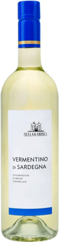 8,95 € Envoi gratuit | Vin Blanc Sella e Mosca D.O.C. Vermentino di Sardegna Cerdeña Italie Vermentino Bouteille 75 cl