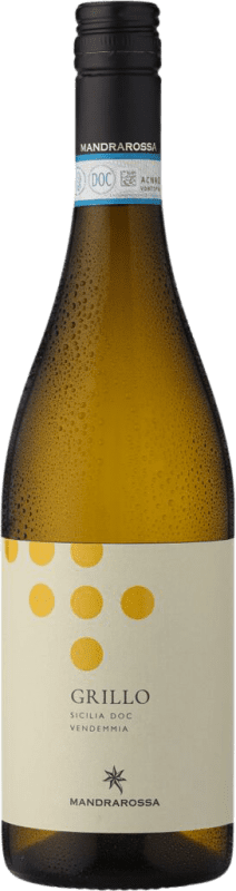 12,95 € Envio grátis | Vinho branco Mandrarossa Costadune Bianco D.O.C. Sicilia Sicília Itália Grillo Garrafa 75 cl