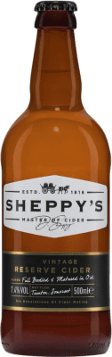 4,95 € 送料無料 | サイダー Sheppy's Vintage Oak Matured Somerset 予約 Somerset イギリス ボトル Medium 50 cl