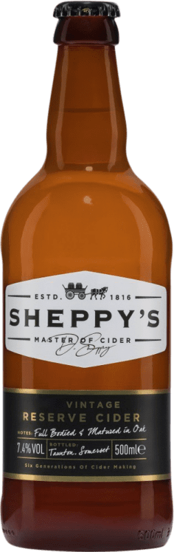 4,95 € 送料無料 | サイダー Sheppy's Vintage Oak Matured Somerset 予約 Somerset イギリス ボトル Medium 50 cl