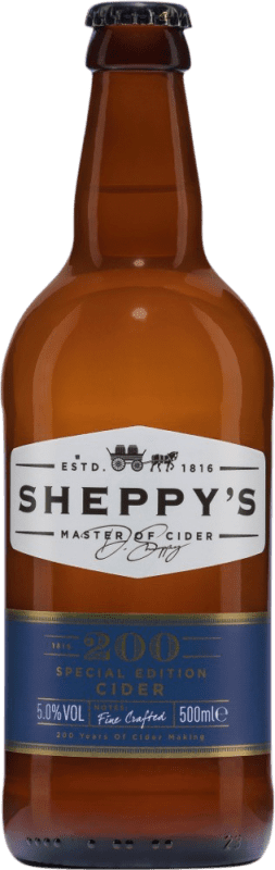 4,95 € Free Shipping | Cider Sheppy's 200 Years Special Edition Apple Somerset United Kingdom Medium Bottle 50 cl