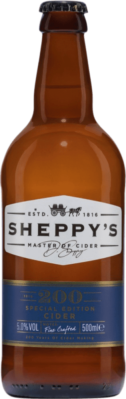 4,95 € Envio grátis | Sidra Sheppy's 200 Years Edição Limitada Somerset Reino Unido Garrafa Medium 50 cl Manzana — Maçã