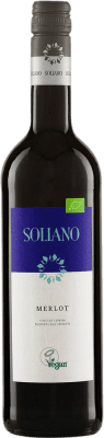 6,95 € Kostenloser Versand | Rotwein Soliano D.O. La Mancha Kastilien-La Mancha Spanien Merlot Flasche 75 cl