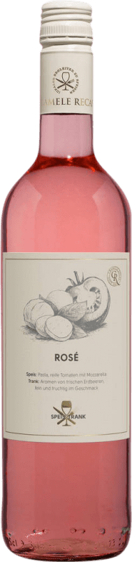 5,95 € Бесплатная доставка | Розовое вино Speis & Trank Recas Rosé Румыния Merlot, Syrah, Cabernet Sauvignon, Cabernet Franc, Fetească Neagră, Băbească Neagră бутылка 75 cl