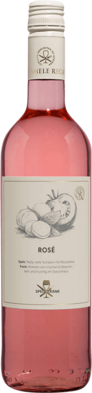 6,95 € 免费送货 | 桃红葡萄酒 Speis & Trank Recas Rosé — 桃红葡萄酒 罗马尼亚 Merlot — 梅洛, Syrah — 西拉, Cabernet Sauvignon — 赤霞珠, Cabernet Franc — 品丽珠, Fetească — 费特亚斯卡, Băbească — 巴贝亚斯卡 瓶装 75 cl