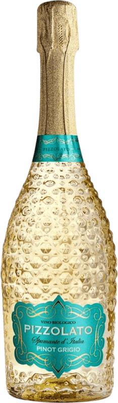 16,95 € Spedizione Gratuita | Spumante Bianco Speis & Trank Pizzolato Extra Dry — Extra Secco Italia Pinot Grigio Eco — Biologico Bottiglia 75 cl