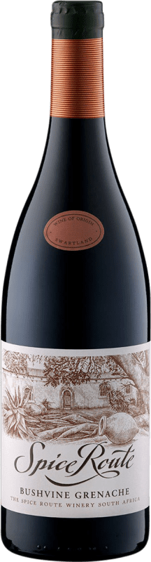 27,95 € Бесплатная доставка | Красное вино Spice Route Bushvine W.O. Western Cape Western Cape South Coast Южная Африка Grenache бутылка 75 cl