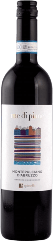 9,95 € 免费送货 | 红酒 Tenute Spinelli Rue di Piane D.O.C. Montepulciano d'Abruzzo 阿布鲁佐 意大利 Montepulciano 瓶子 75 cl