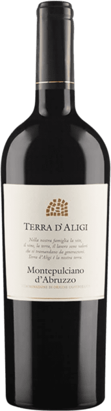 11,95 € Free Shipping | Red wine Tenute Spinelli Terra d'Aligi D.O.C. Montepulciano d'Abruzzo Abruzzo Italy Montepulciano Bottle 75 cl