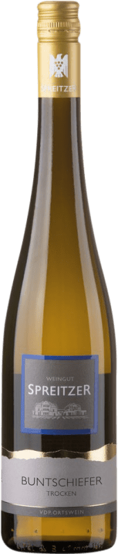 12,95 € 送料無料 | 白ワイン Spreitzer Hallgartener Buntschiefer ドライ Q.b.A. Rheingau Rheingau ドイツ Riesling ボトル 75 cl