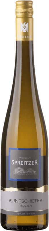 19,95 € Envoi gratuit | Vin Blanc Spreitzer Hallgartener Buntschiefer Trocken — Sec Q.b.A. Rheingau Rheingau Allemagne Riesling Bouteille 75 cl