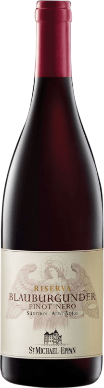 63,95 € Free Shipping | Red wine St. Michael-Eppan Reserve D.O.C. Südtirol Alto Adige Tirol del Sur Italy Pinot Black Bottle 75 cl