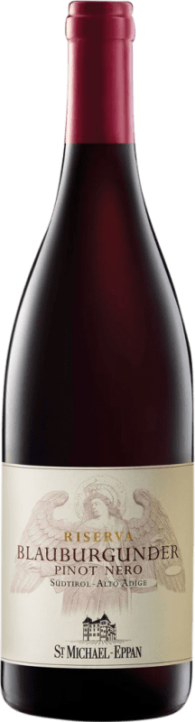 51,95 € Envío gratis | Vino tinto St. Michael-Eppan Reserva D.O.C. Südtirol Alto Adige Tirol del Sur Italia Pinot Negro Botella 75 cl