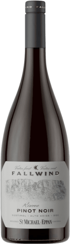 31,95 € Free Shipping | Red wine St. Michael-Eppan Fallwind Reserve D.O.C. Südtirol Alto Adige Tirol del Sur Italy Pinot Black Bottle 75 cl