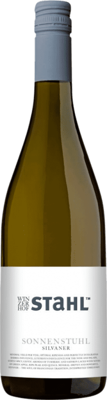 46,95 € Бесплатная доставка | Белое вино Stahl Sonnenstuhl Q.b.A. Franken Franken Германия Silvaner — Сильванер Бутылка 75 cl