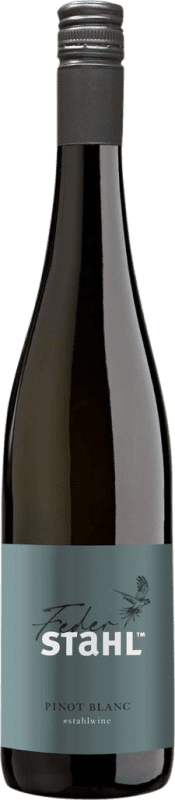16,95 € Free Shipping | White Wine Stahl Federstahl Q.b.A. Rheinhessen Rheinhessen Germany Pinot Blanc Bottle 75 cl Alcohol-Free