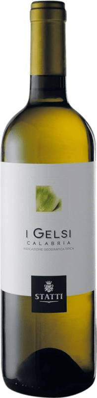 7,95 € Бесплатная доставка | Белое вино Statti I Gelsi Bianco I.G.T. Calabria Calabria Италия Chardonnay, Greco бутылка 75 cl