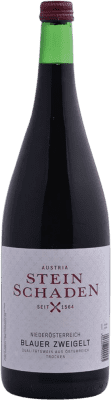 5,95 € Spedizione Gratuita | Vino rosso Steinschaden Blauer Secco I.G. Niederösterreich Niederösterreich Austria Zweigelt Bottiglia 1 L