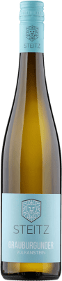 13,95 € Envio grátis | Vinho branco Steitz Vulkanstein Q.b.A. Rheinhessen Rheinhessen Alemanha Pinot Cinza Garrafa 75 cl