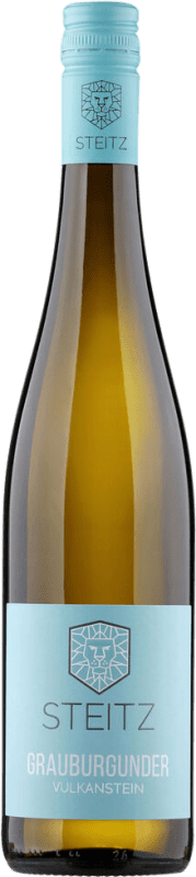 13,95 € Бесплатная доставка | Белое вино Steitz Vulkanstein Q.b.A. Rheinhessen Rheinhessen Германия Pinot Grey бутылка 75 cl