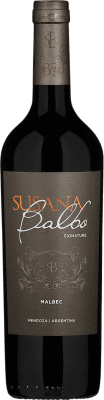 28,95 € 免费送货 | 红酒 Susana Balbo Signature I.G. Mendoza 门多萨 阿根廷 Cabernet Sauvignon, Malbec 瓶子 75 cl