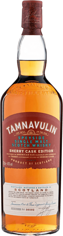 35,95 € 免费送货 | 威士忌单一麦芽威士忌 Tamnavulin Sherry Cask Edition 斯佩塞 英国 瓶子 70 cl