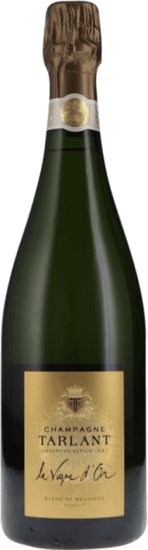 184,95 € Spedizione Gratuita | Spumante bianco Tarlant La Vigne d'Or Blanc Brut Nature A.O.C. Champagne champagne Francia Pinot Meunier Bottiglia 75 cl Senza Alcol