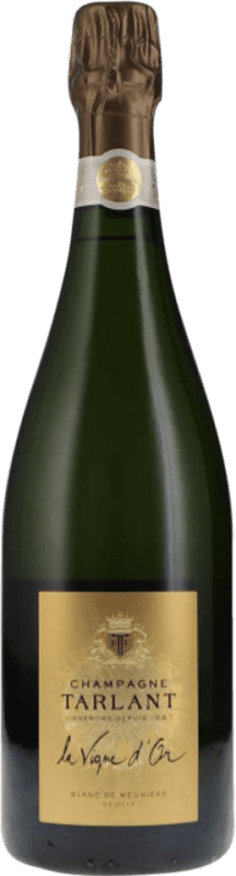 184,95 € Kostenloser Versand | Weißer Sekt Tarlant La Vigne d'Or Blanc Brut Natur A.O.C. Champagne Champagner Frankreich Pinot Meunier Flasche 75 cl Alkoholfrei