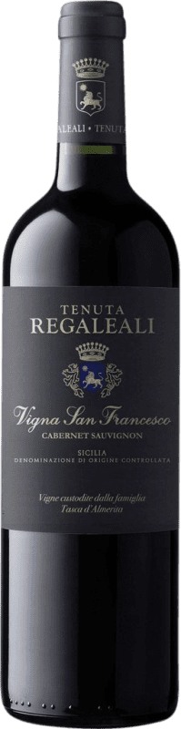 51,95 € Envio grátis | Vinho branco Tasca Conti d'Almerita Vigna San Francesco D.O.C. Sicilia Sicília Itália Chardonnay Garrafa 75 cl