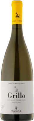 19,95 € Envio grátis | Vinho branco Tasca Conti d'Almerita Cavallo delle Fate D.O.C. Sicilia Sicília Itália Grillo Garrafa 75 cl