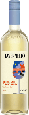 7,95 € Envio grátis | Vinho branco Tavernello I.G.T. Rubicone Forlì-Cesena Itália Trebbiano, Chardonnay Garrafa 75 cl