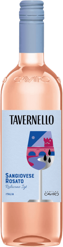 7,95 € Kostenloser Versand | Rosé-Wein Tavernello Rosato I.G.T. Rubicone Forlì-Cesena Italien Sangiovese Flasche 75 cl