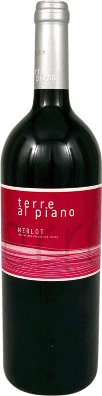 8,95 € Free Shipping | Red wine Terre al Piano I.G.T. Veneto Veneto Italy Merlot Bottle 75 cl