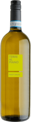 12,95 € Spedizione Gratuita | Vino Bianco Terre al Piano I.G.T. Veneto Veneto Italia Pinot Grigio 75 cl