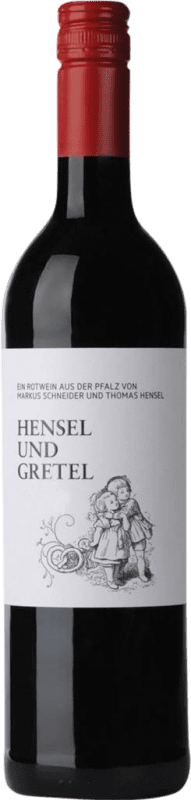 19,95 € 免费送货 | 红葡萄酒 Thomas Hensel & Markus Schneider Hensel & Gretel Trocken — 干型 Q.b.A. Pfälz 普法尔茨 德国 Merlot — 梅洛, Cabernet Sauvignon — 赤霞珠, Blaufränkisch — 布劳夫兰基什, Saint Laurent 瓶装 75 cl