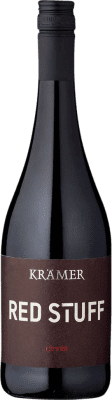 8,95 € Spedizione Gratuita | Vino Rosso Tobias Krämer Stuff Trocken — Secco Cuvée Q.b.A. Rheinhessen Rheinhessen Germania Cabernet Sauvignon, Pinot Nero, Regent 75 cl