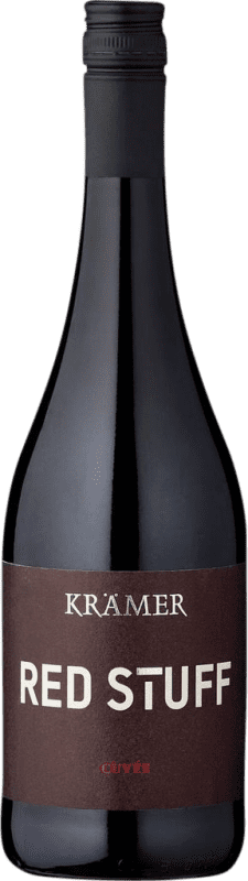 8,95 € Free Shipping | Red wine Tobias Krämer Red Stuff Cuvée Rotwein Dry Q.b.A. Rheinhessen Rheinhessen Germany Cabernet Sauvignon, Pinot Black, Regent Bottle 75 cl