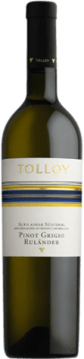 13,95 € Бесплатная доставка | Белое вино Tolloy D.O.C. Alto Adige Tirol del Sur Италия Pinot Grey бутылка 75 cl