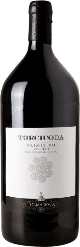 291,95 € 送料無料 | 赤ワイン Tormaresca Torcicoda I.G.T. Salento イタリア Primitivo 特別なボトル 5 L