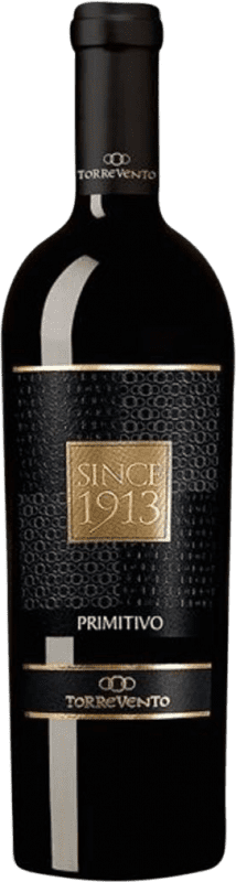 25,95 € Kostenloser Versand | Rotwein Torrevento Since 1913 I.G.T. Puglia Apulien Italien Primitivo Flasche 75 cl