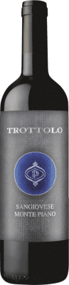 18,95 € Бесплатная доставка | Красное вино Trottolo Montepiano D.O.C. Montecucco Sangiovese Италия Sangiovese бутылка 75 cl