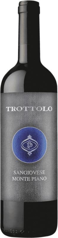 42,95 € Kostenloser Versand | Rotwein Trottolo Montepiano D.O.C. Montecucco Sangiovese Italien Sangiovese Magnum-Flasche 1,5 L