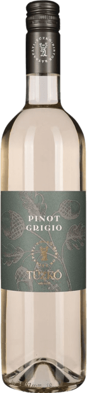 6,95 € Envio grátis | Vinho branco Tüzkö Hungria Pinot Cinza Garrafa 75 cl