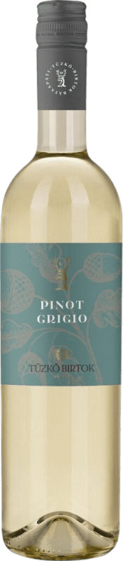 9,95 € Envio grátis | Vinho branco Tüzkö Hungria Pinot Cinza Garrafa 75 cl